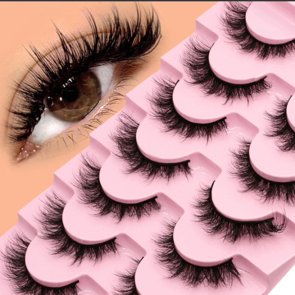 Looks So Natural, False Eyelashes, Shy', 12 mm, Includes 5 Pairs Of Lashes, Contact Lens Friendly, Easy to Apply, Reusable Strip Lashes, Glue On
